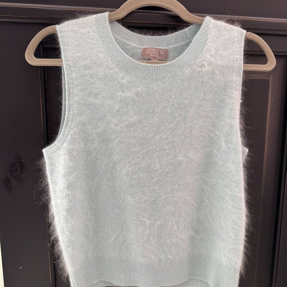 J.Crew Brushed Cashmere Sweater Shell NWOT XS   $60